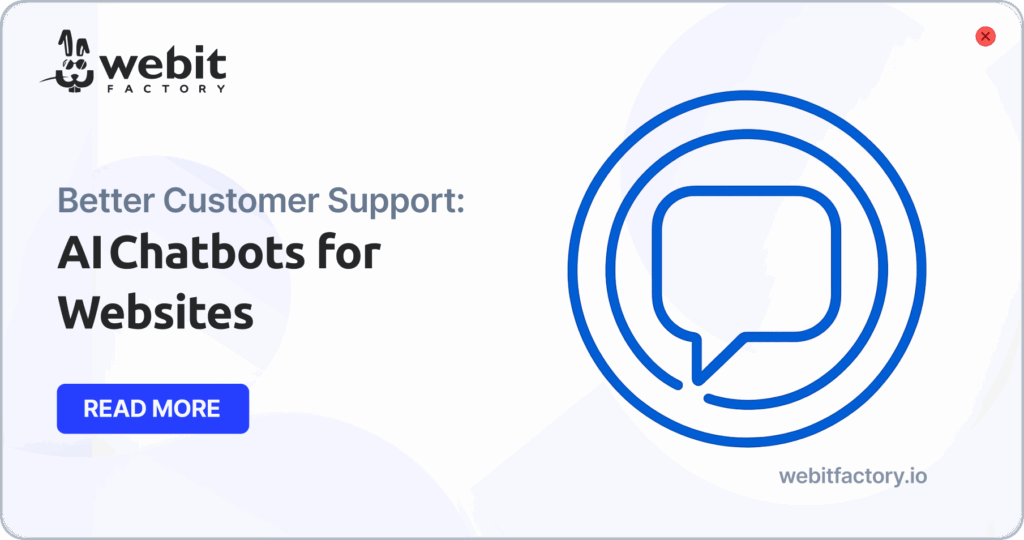 AI chatbots for websites cover image